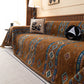 Southwestern Boho Woven Tribal Sofa Cover Blanket, Rustic Farmhouse Couch Throw Cover