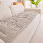 Quilted Corduroy Couch Topper, Non-Slip Soft Padded Sofa Protector Cover for Pets, Kids