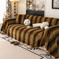 Faux Fur Sofa Cover Washable Furniture Protector for Sectional Warm & Fuzzy Slipcover