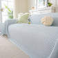 3D Bubble Textured Furniture Protector Throw Cover, Cooling Soft Woven Couch Cover