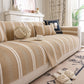 Tufted Stripe Sofa Protector Cover, Textured Non-Slip Couch Cover for Pets & Kids