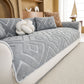 Thick Sherpa Sofa Protector Cover, Warm Plush Couch Cover for Seat, Backrest & Armrest