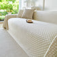 Fresh Geometric Sofa Throw Cover, Modern Textured Breathable Couch Protector Blanket