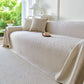 Cooling Ice Silk Soft Sofa Cover Blanket, Woven Geometric Textured Modern Couch Cover