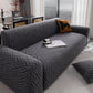 Modern Geometric Jacquard Sofa Slipcover, High Stretch 1-Piece Textured Couch Cover