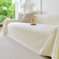 Cooling Ice Silk Soft Sofa Cover Blanket, Woven Geometric Textured Modern Couch Cover