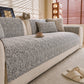Chenille Herringbone Sofa Protector, Soft Non-Slip Couch Cover with Silicone Backing