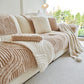 Luxury Plush Non-Slip Sofa Covers, Soft Fuzzy Embossed Sofa Topper & Seat Covers