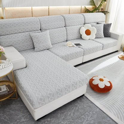 Housses de coussin de siège de canapé extensibles, housse de canapé souple avec flexibilité et fond élastique