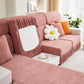 Sofa-Sitzbezug, Sonnenblumenmuster elastische Rock-Couchkissenbezüge für 1/2/3/4-Sitzer Sofas