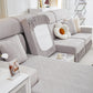 Stretch-Sofabezüge mit Rock für Couchsitz und Kissen, Chaiselongue, Ecksofa, 1/2/3/4-Sitzer-Sofas