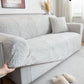 Stretch Sofa Slipcover 1-Piece Furniture Protector Couch with Elastic Bottom for Kids