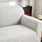 3D Baroque Floral Stretch Sofa Cover Elastic Polar Fleece Couch Slipcover with Straps