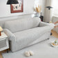3D Baroque Floral Stretch Sofa Cover Elastic Polar Fleece Couch Slipcover with Straps