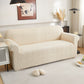 3D Baroque Floral Stretch Sofa Cover Elastic Polar Fleece Couch Slipcover with Straps