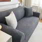 3D Baroque Floral Stretch Sofa Cover Elastic Polar Fleece Couch Slipcover with Straps