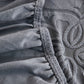 3D Damask Jacquard Stretch Sofa Cover Thick Polar Fleece Couch Slipcover with Straps