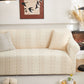 3D Embossed Geometric Couch Slipcover, Stretch Washable Non Slip Furniture Protector