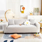 3D Leaves Jacquard Couch Slipcovers Non-Slip Cozy Stretchy Couch Covers for Sectional