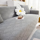 3D Leaves Jacquard Couch Slipcovers Non-Slip Cozy Stretchy Couch Covers for Sectional