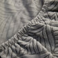 3D Leaves Jacquard Couch Slipcovers Non-Slip Cozy Stretchy Couch Covers for Sectional
