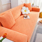3D Leaves Jacquard Couch Slipcovers Non-Slip Cozy Stretchy Couch Covers for Sectional