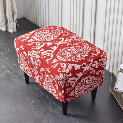 Funda de Silla de Alas Removible Floral Nórdica de Spandex Elástico, Fundas de Asiento Relajantes para Sillones