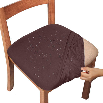 Capa de Cadeira de Jantar à Prova de Água em Spandex Elástico Removível