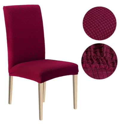 Capa de Cadeira de Jantar de Alto Alongamento, 1/2/4/6pcs Slipcover de Jacquard em Spandex