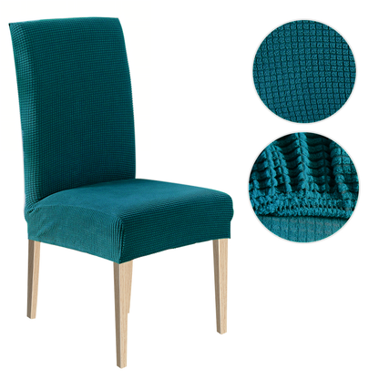 Capa de Cadeira de Jantar de Alto Alongamento, 1/2/4/6pcs Slipcover de Jacquard em Spandex